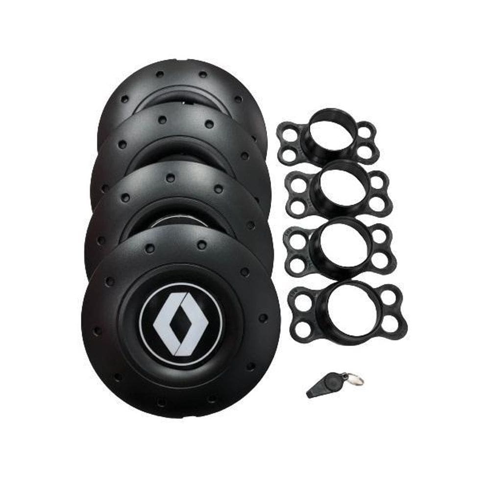 Calotas miollo renault logan aro 15 2014/2019 amarok preto