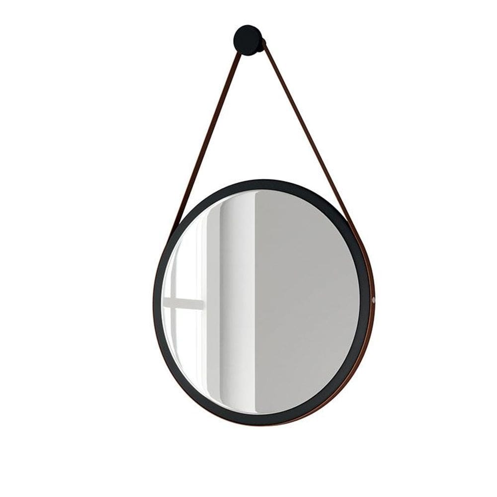 Espelho Decorativo Para Sala de Estar 67cm Preto - HB Móveis