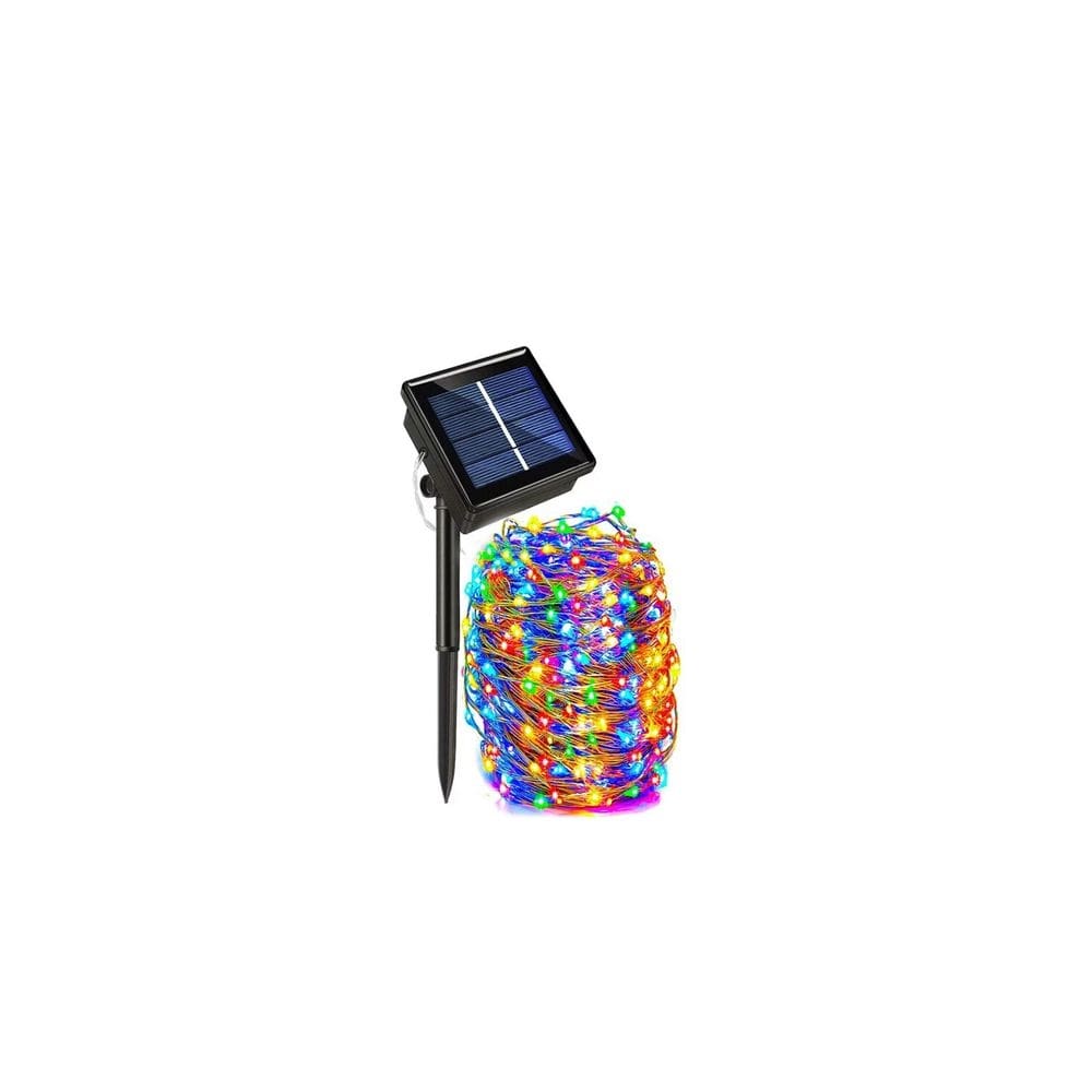 Luzes Solar Fairy Garland 200 LED 20m multicoloridas