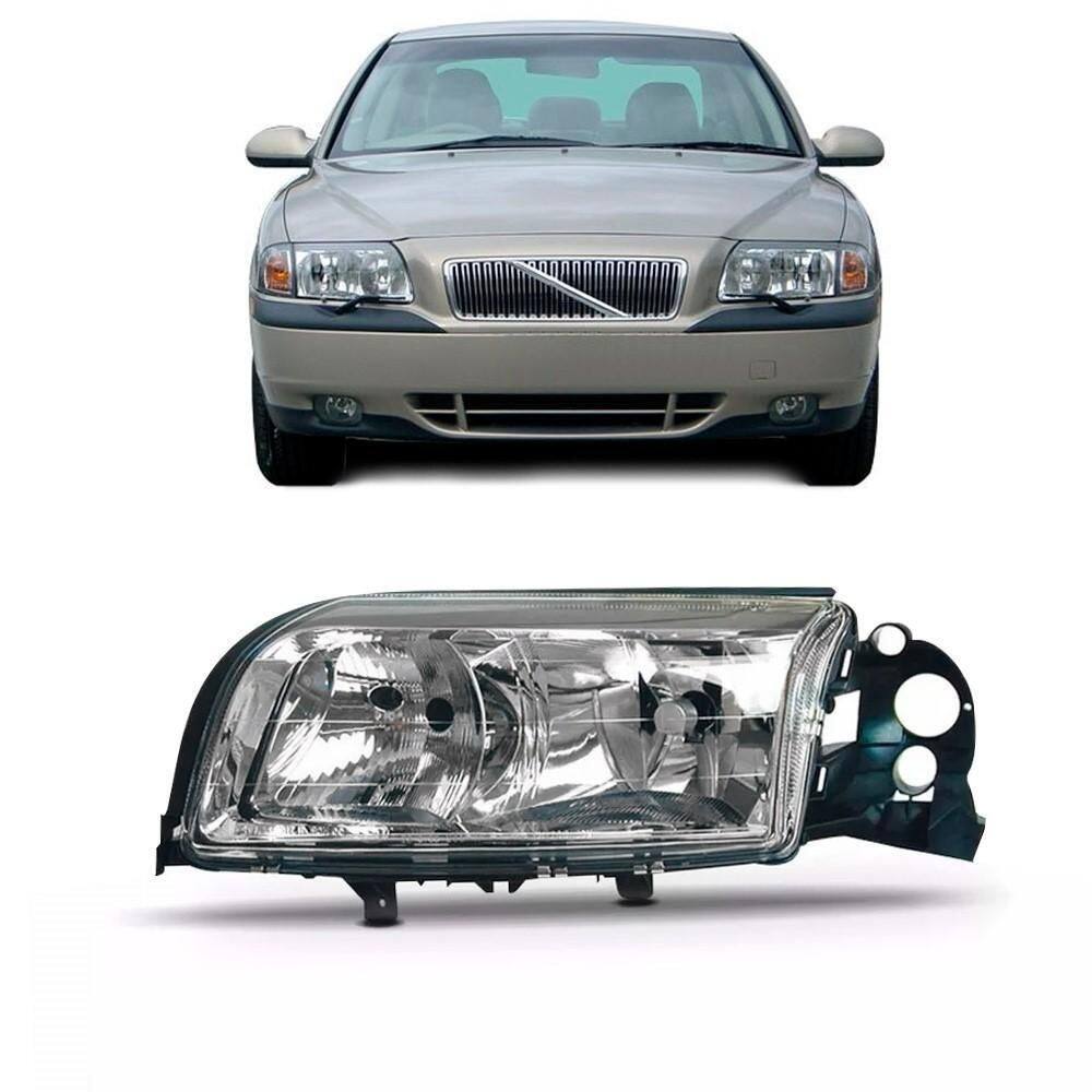 Volvo s80 1999 a 2003 farol principal modelo