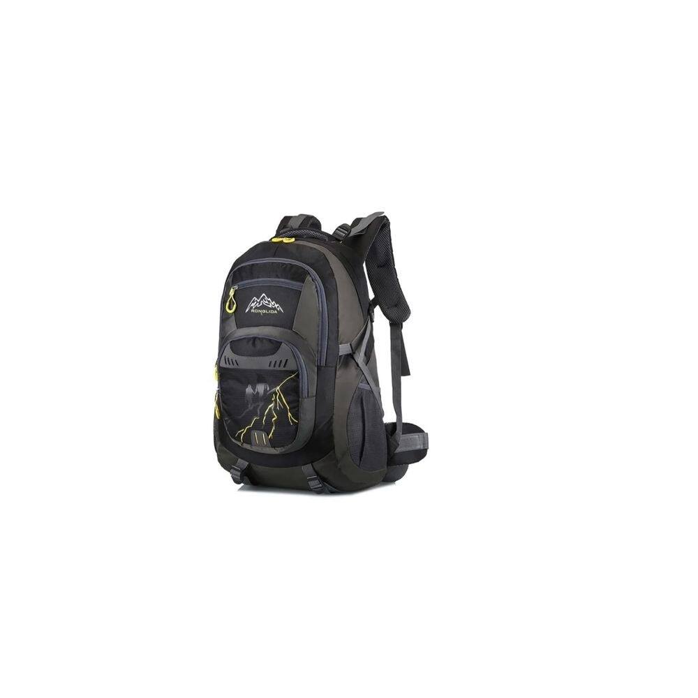 Mochila de acampamento Trekking 50L impermeável azul