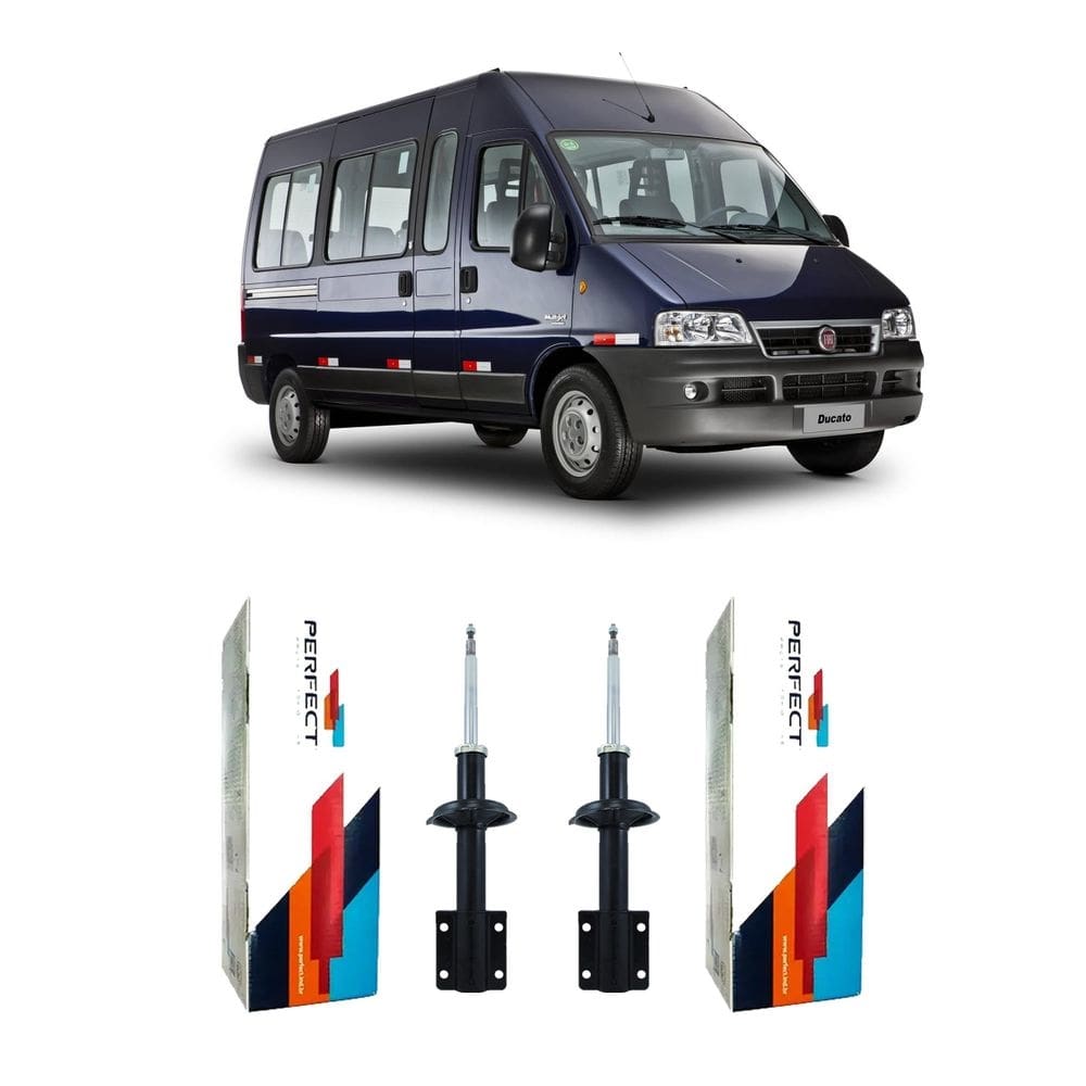 2 amortecedor suspensão dianteira fiat ducato 2006 a 2017
