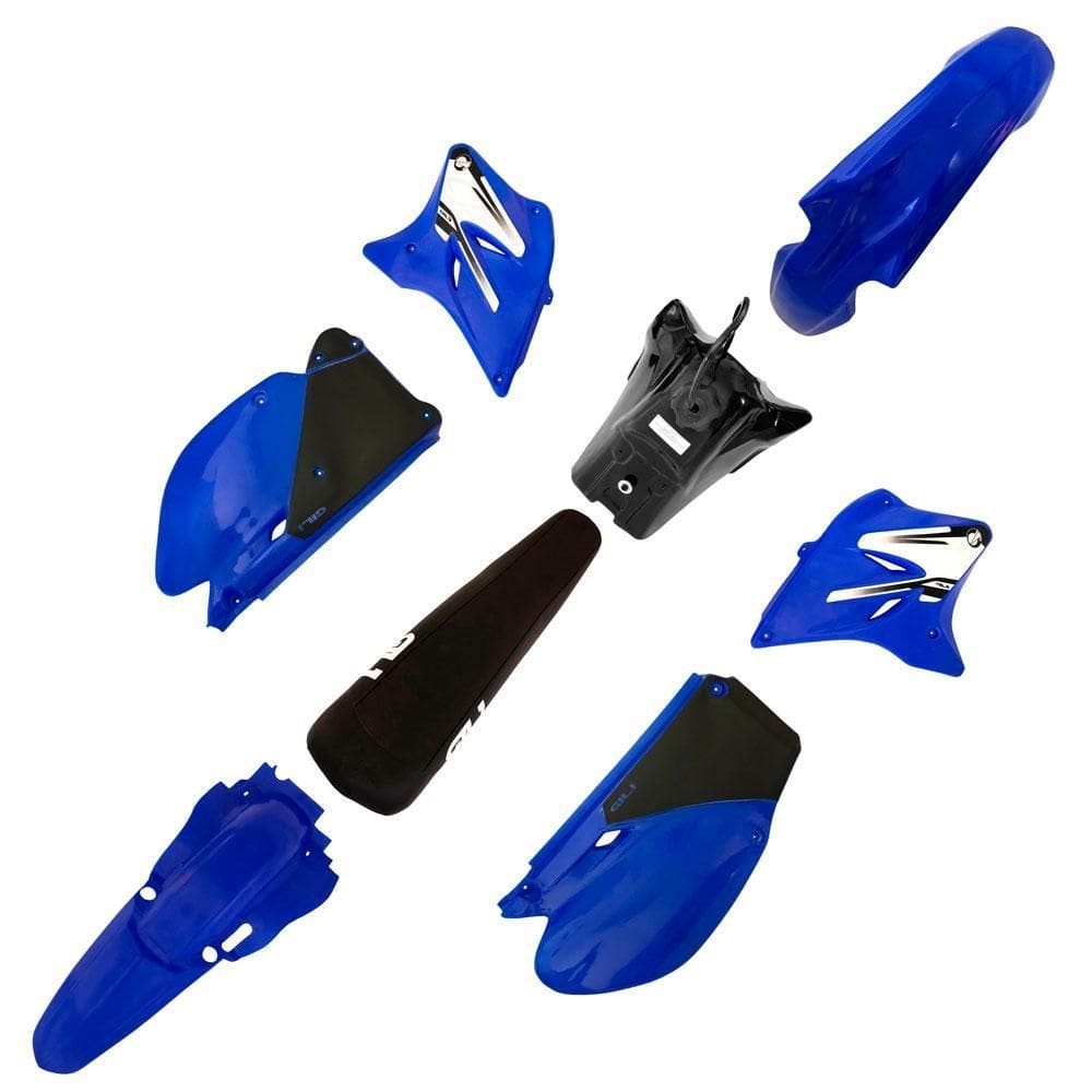 Kit plastico roupa ttr230 completo com tanque e banco gili