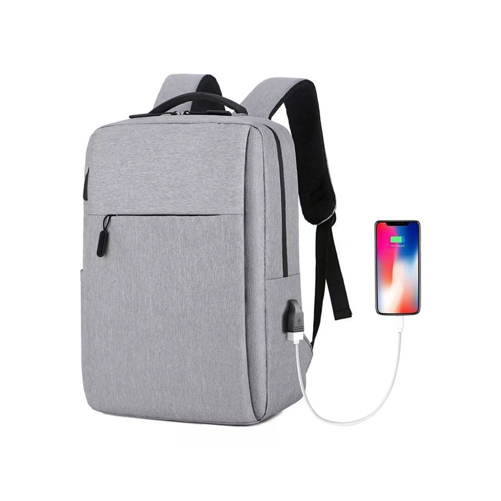 Mochila impermeável para notebook executivo com porta USB