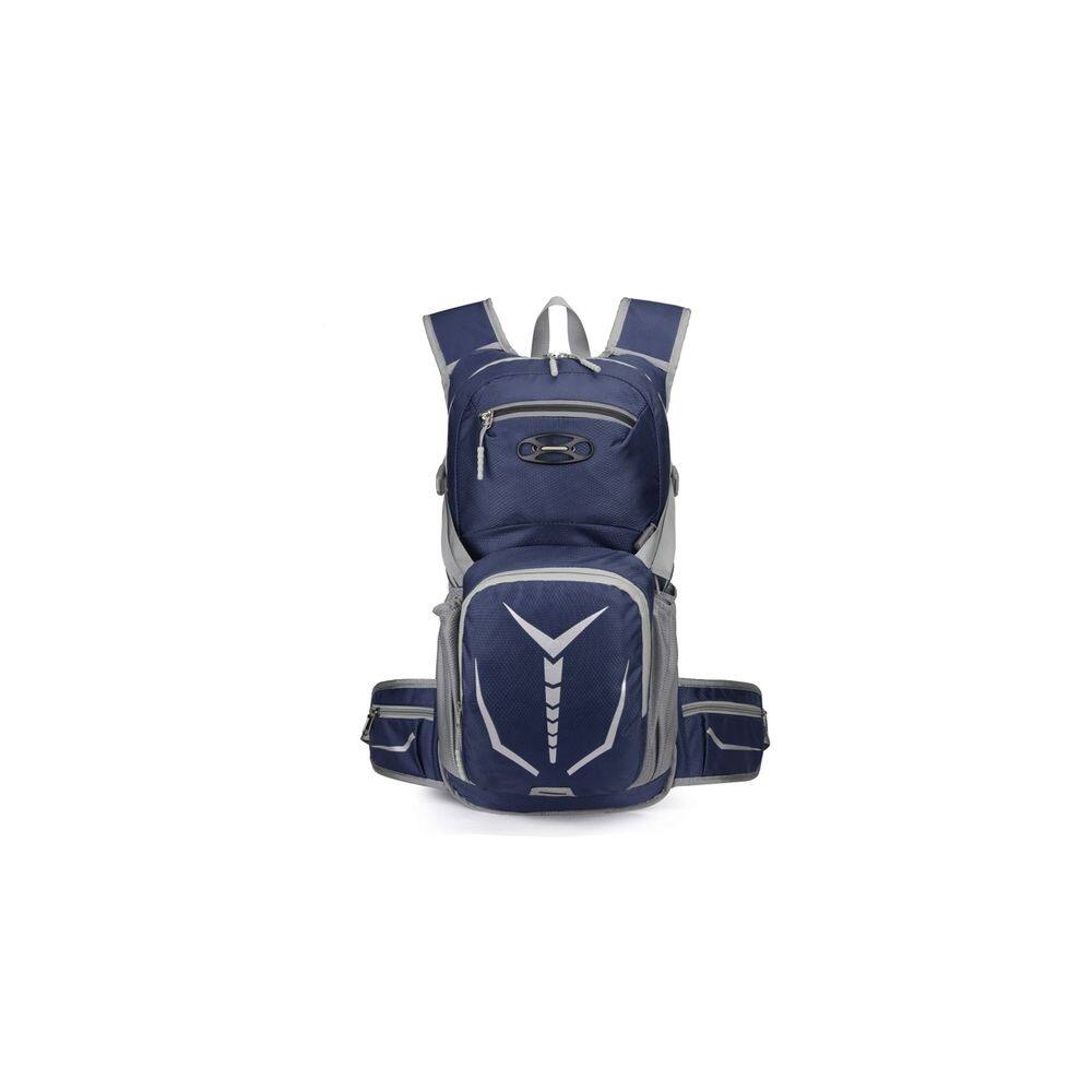 Mochila impermeável Trekking Running Cycling 35L azul