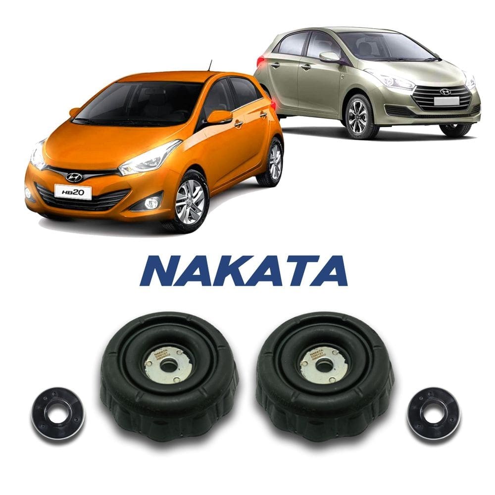2 coxim + rolamento suspensão dianteira hb20 2014