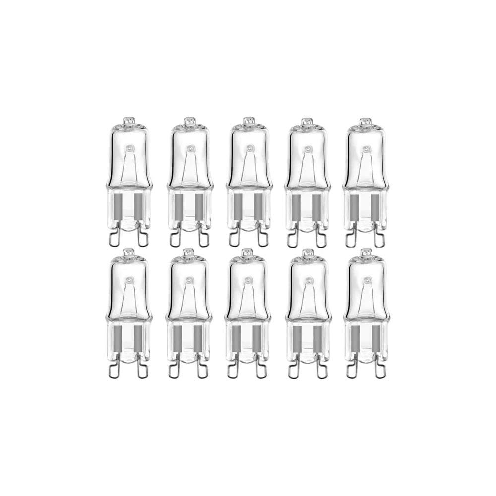 Lâmpadas halógenas G9 60W 220V Pacote de 10 unidades