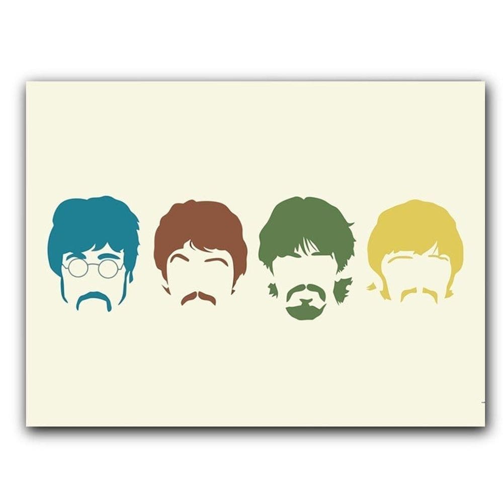 Placa mdf 20 cm x 30 cm - the beatles bd12