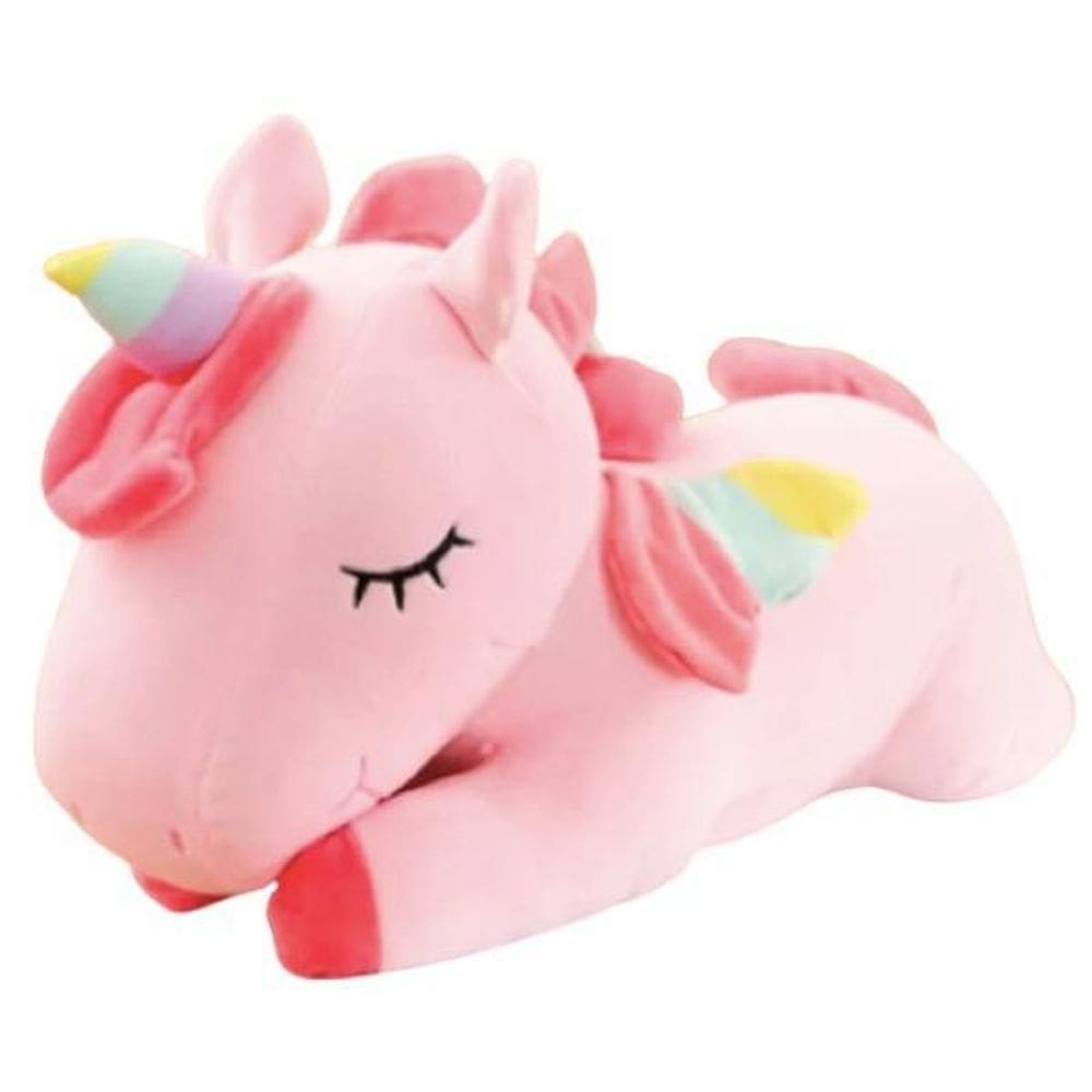 Unicórnio rosa filhote pelúcia 14cm animal fantasia magia