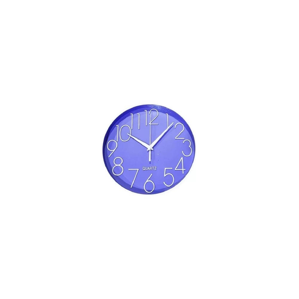 Relógio de parede Mora 25cm redondo decorativo mural silencioso