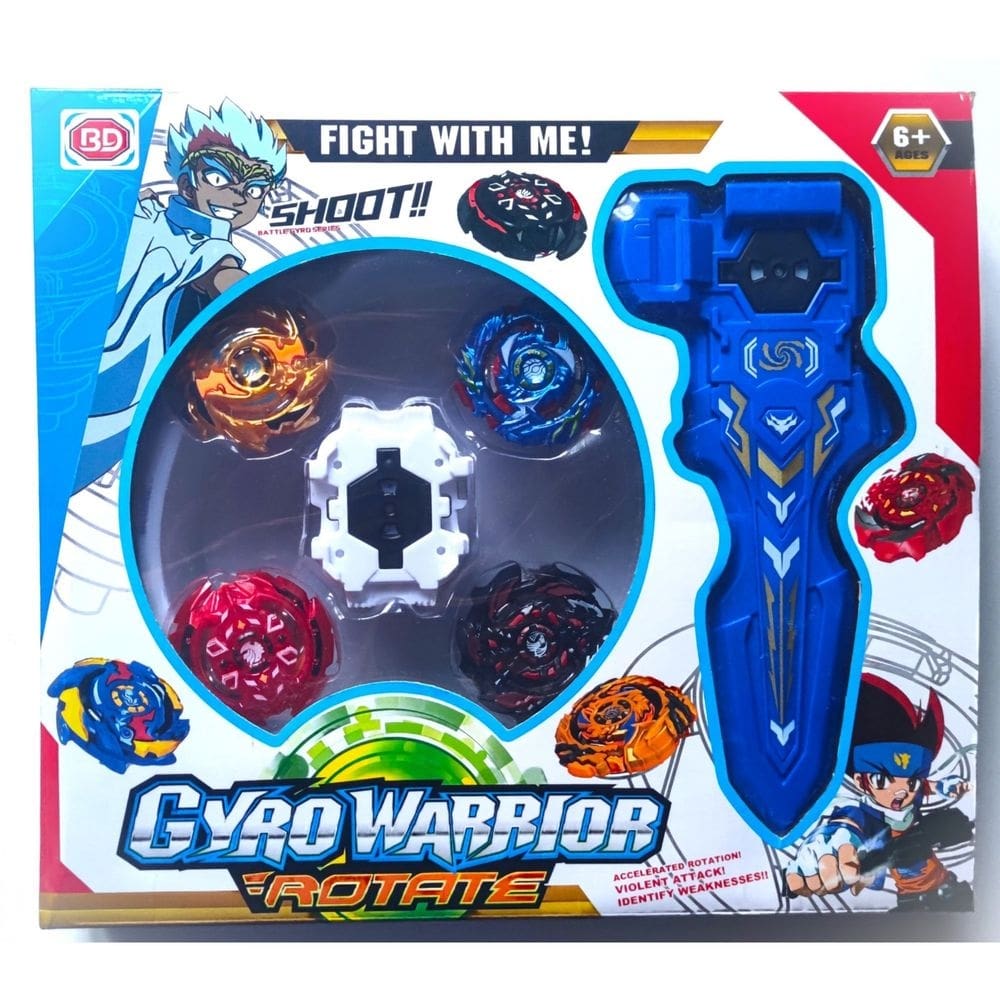 Booster Beyblade Burst Storm Gyro B-105 com 4 Beyblades