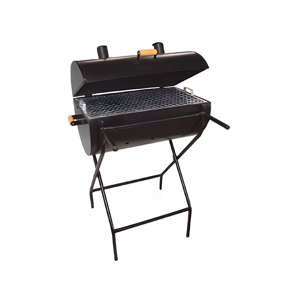 Churrasqueira bafo grill extra grande com suporte bbq dragão