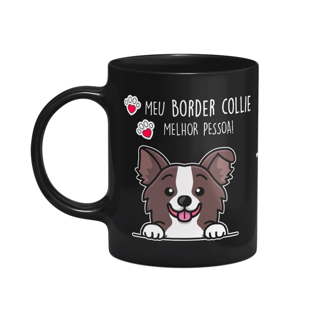 Caneca Dog - Meu Border Collie Puppy, melhor pessoa! M2