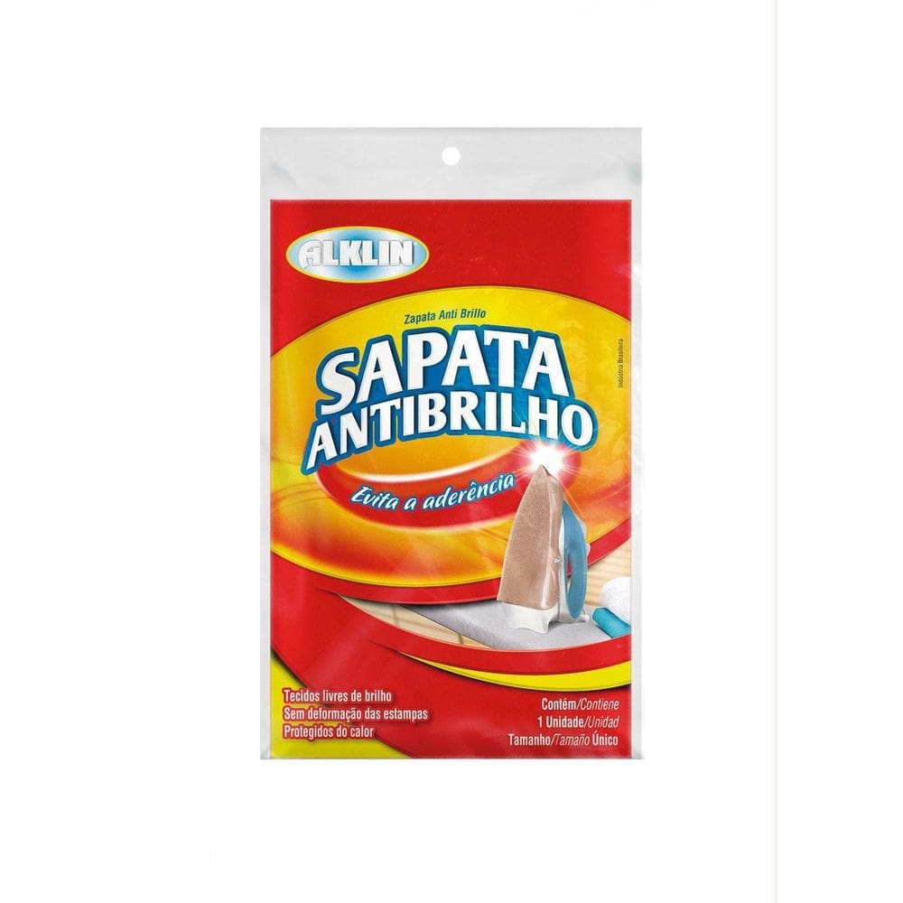 Sapata térmica anti brilho protetor para ferro passar roupas