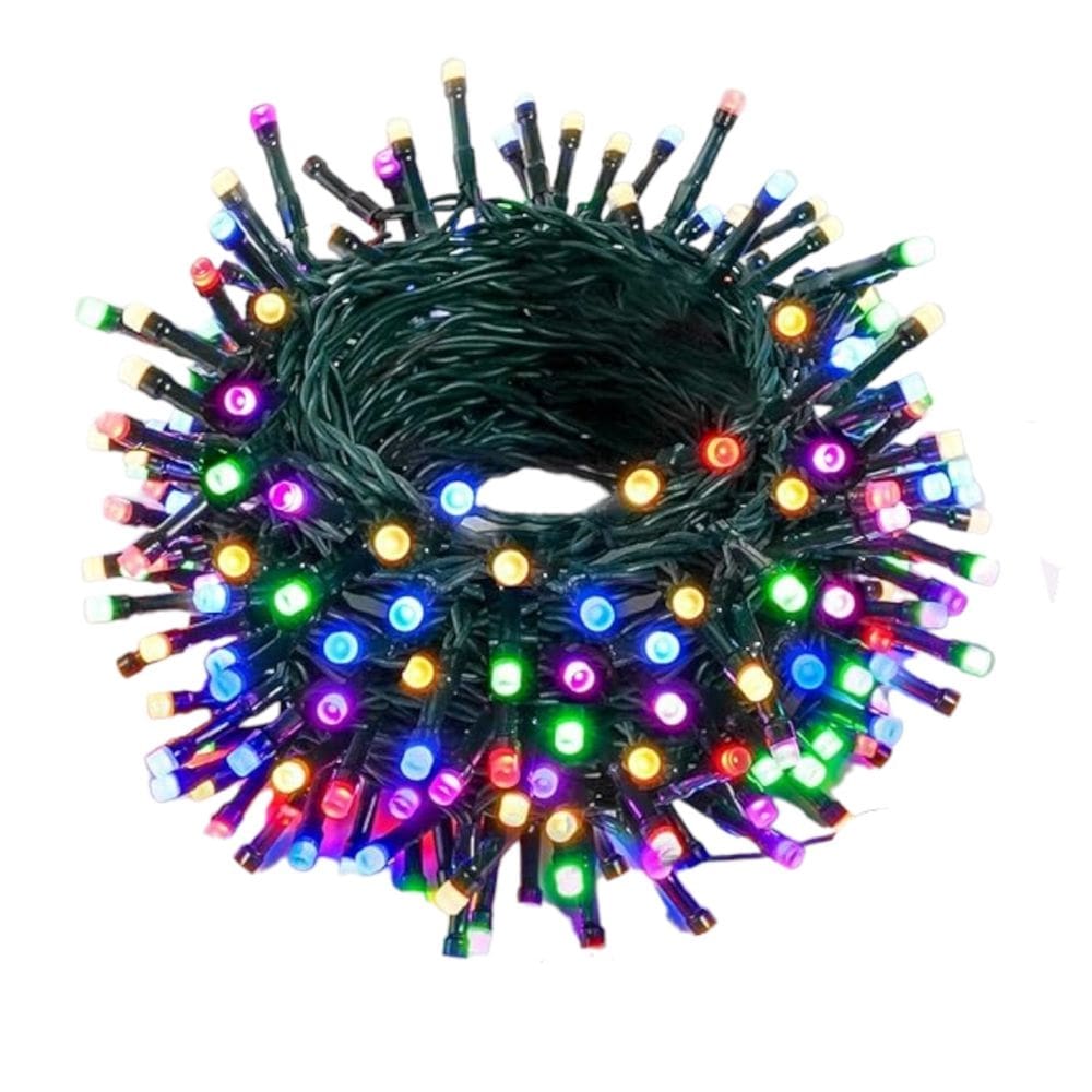 Luzes de corda LED para decoração de Natal de 8 m com 70 unidades operadas por bateria
