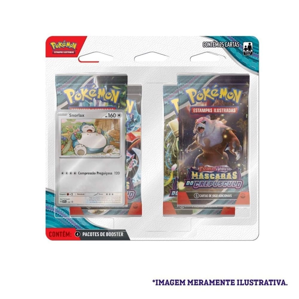 Jogo de Cartas - Snorlax Pokemon Masacaras do crepusculo COPAG DA AMAZONIA