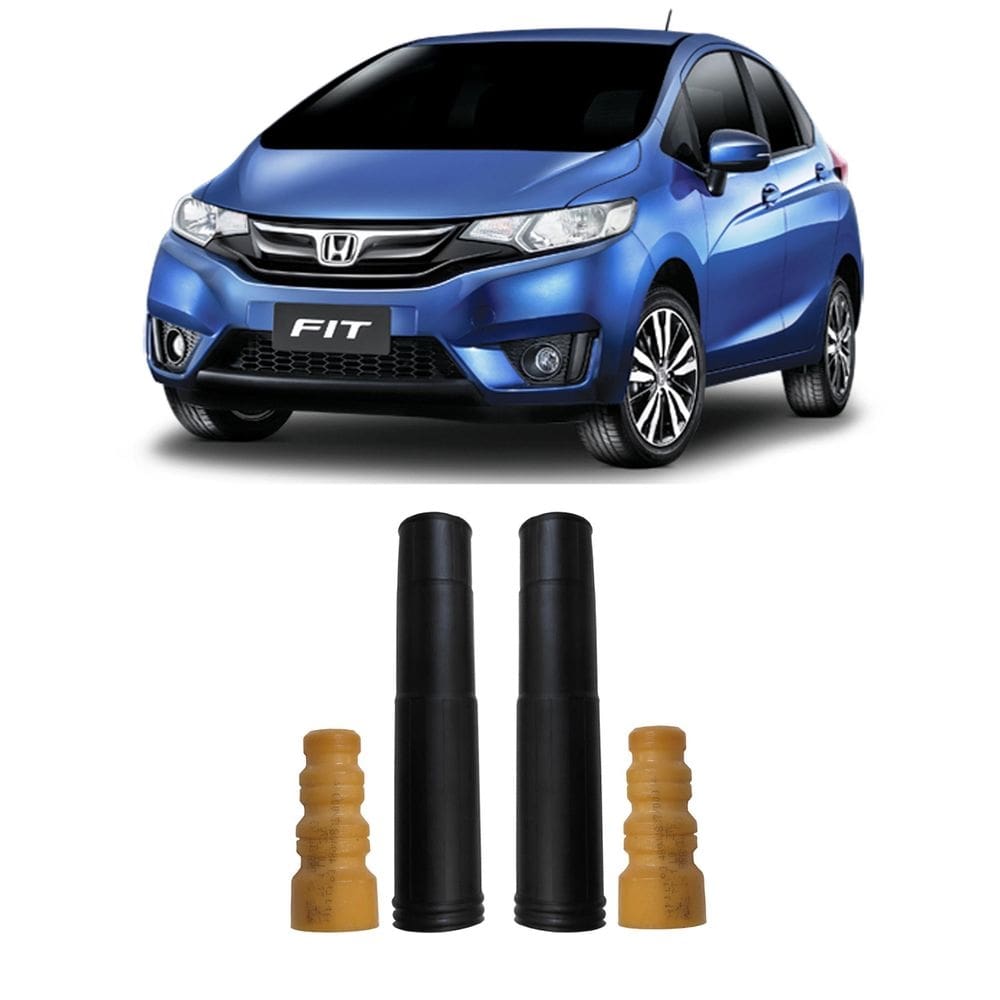 Par batente coifa suspensão traseira honda fit 2015 2016 17