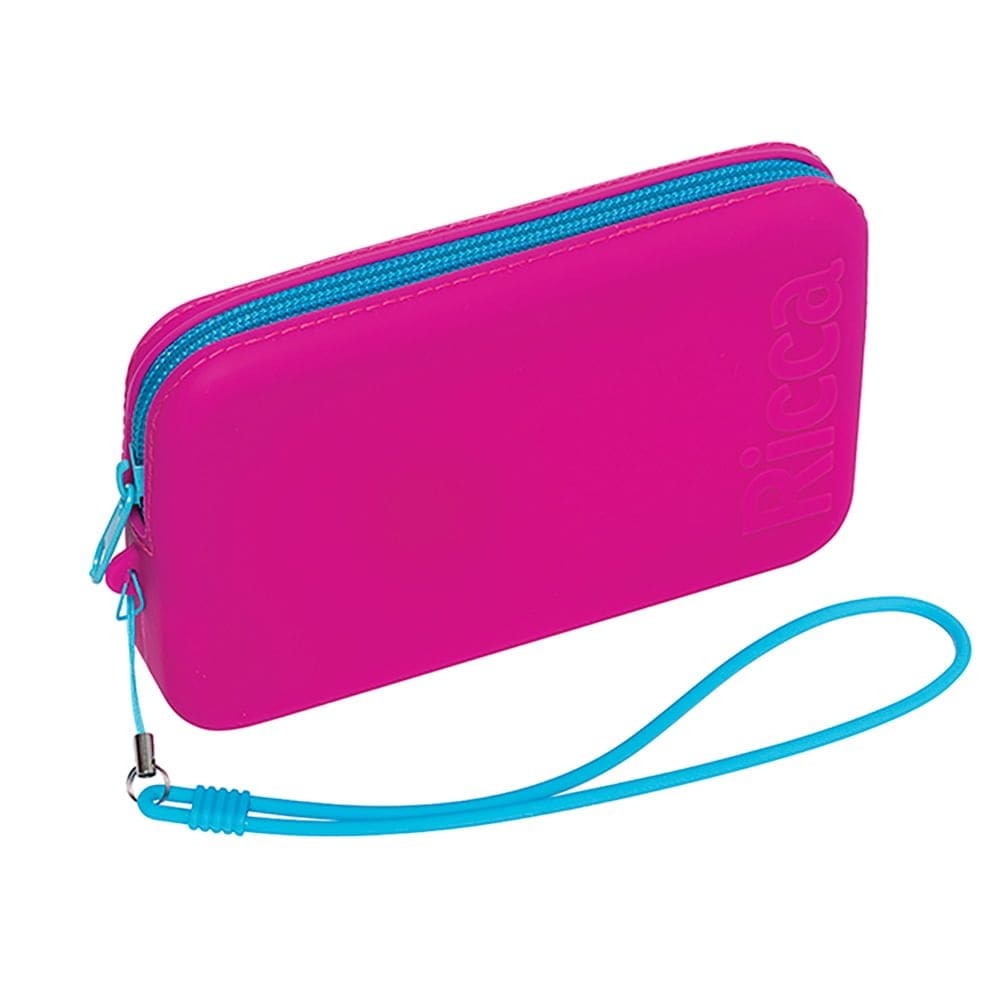 Necessaire De Silicone Pequena Rosa Ricca