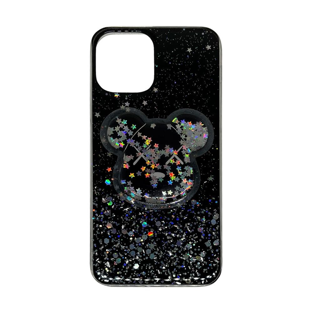 Capa de telefone Black Bear Silicone para  12 Pro