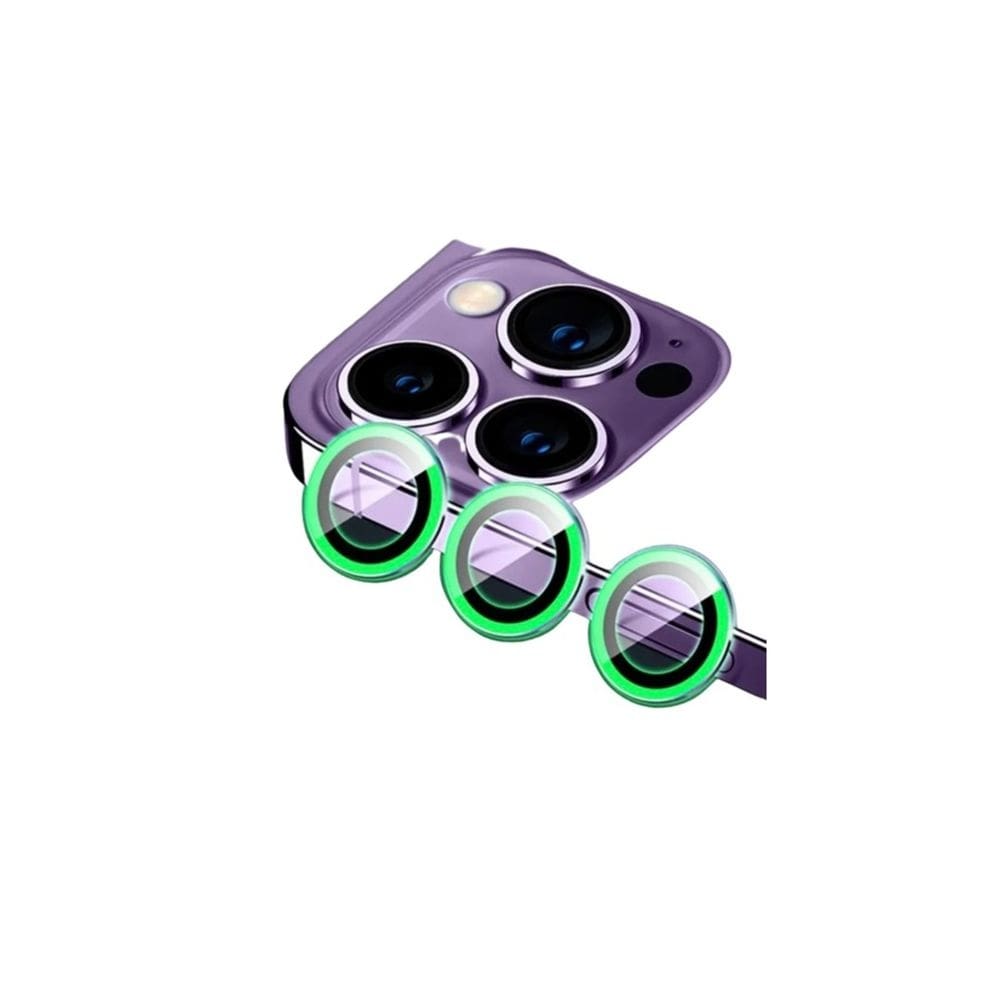 Protetor de câmera para  14 Pro Max verde