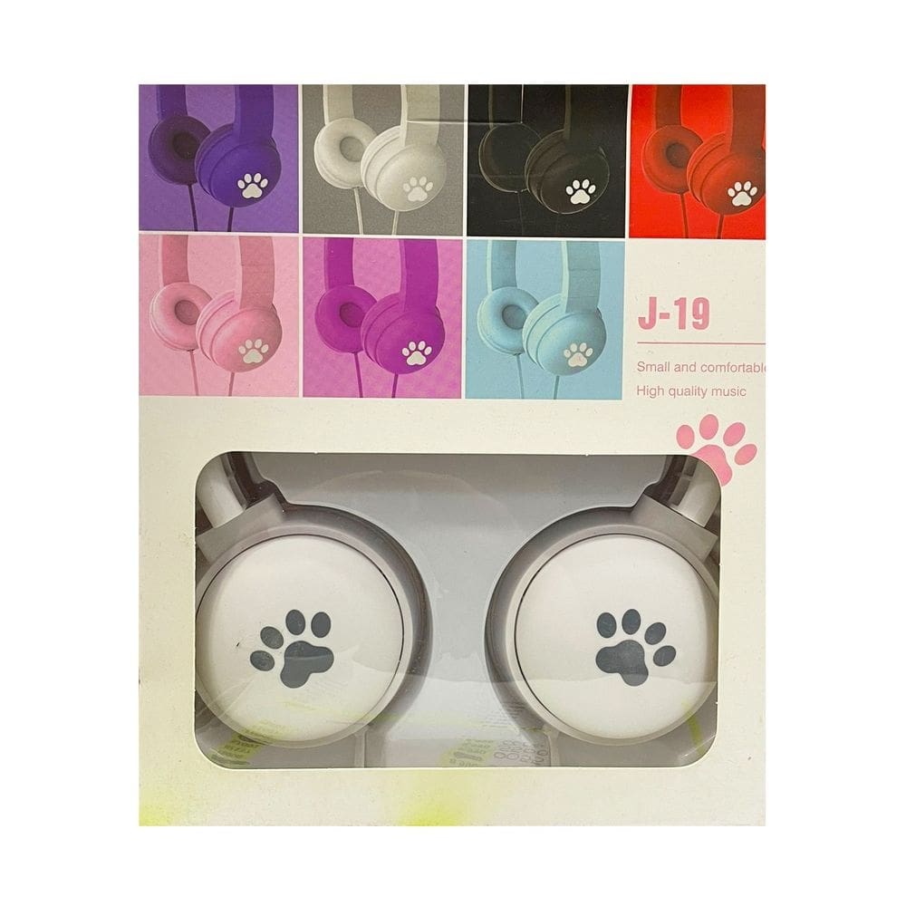 Fones de ouvido Cat Ear Music J19 para crianças com adaptação de ruído