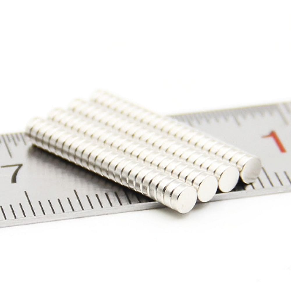 300pcs. Imã Super Forte 3x1 Redondo Pequeno 3mm X 1mm N35