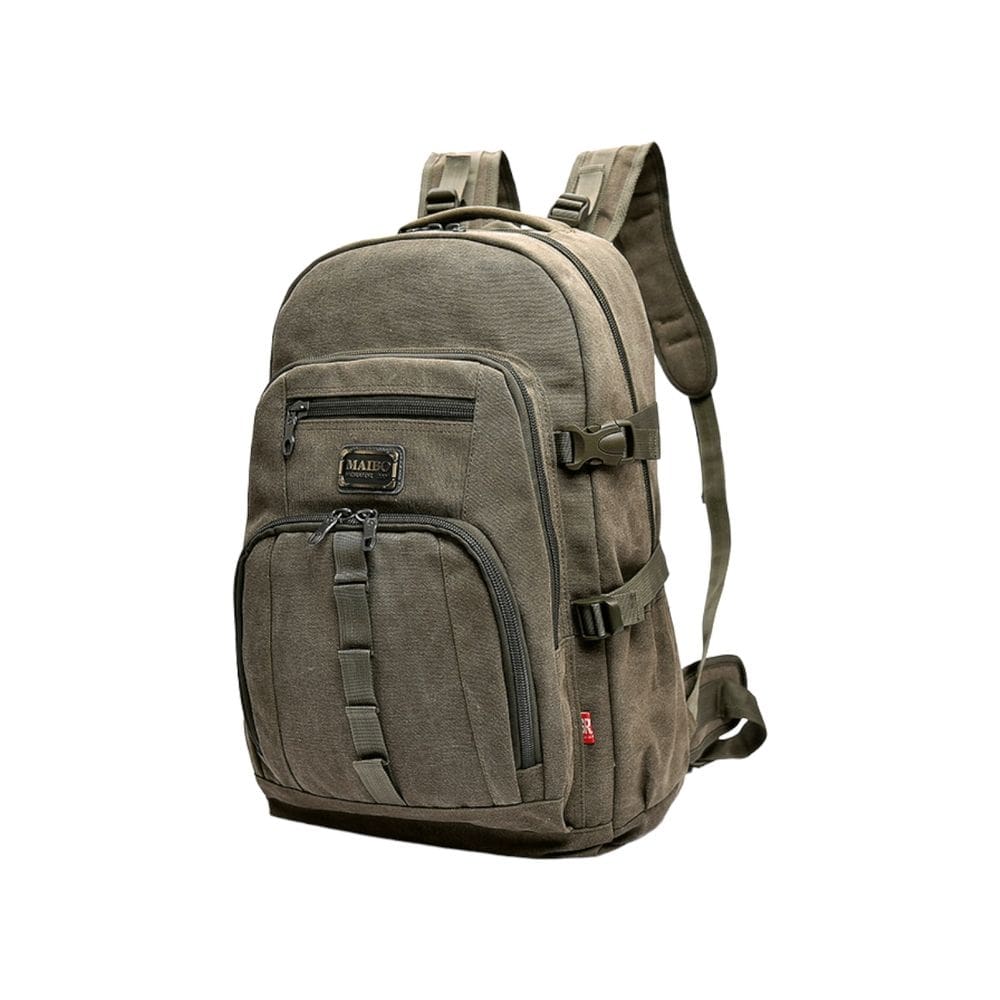 Mochila casual retrô leve de nylon de grande capacidade