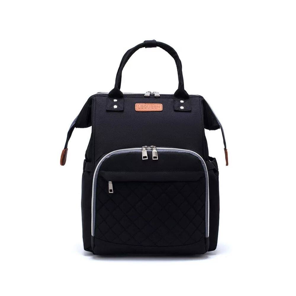 Mochila de fraldas Seben Kids impermeável com bolso de segurança
