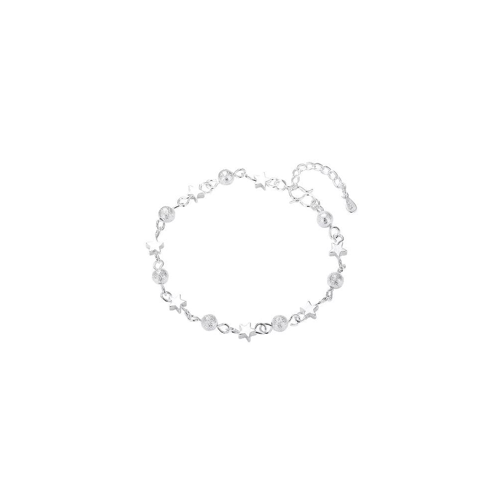 Pulseira Silver Stars Hermosa com miçangas