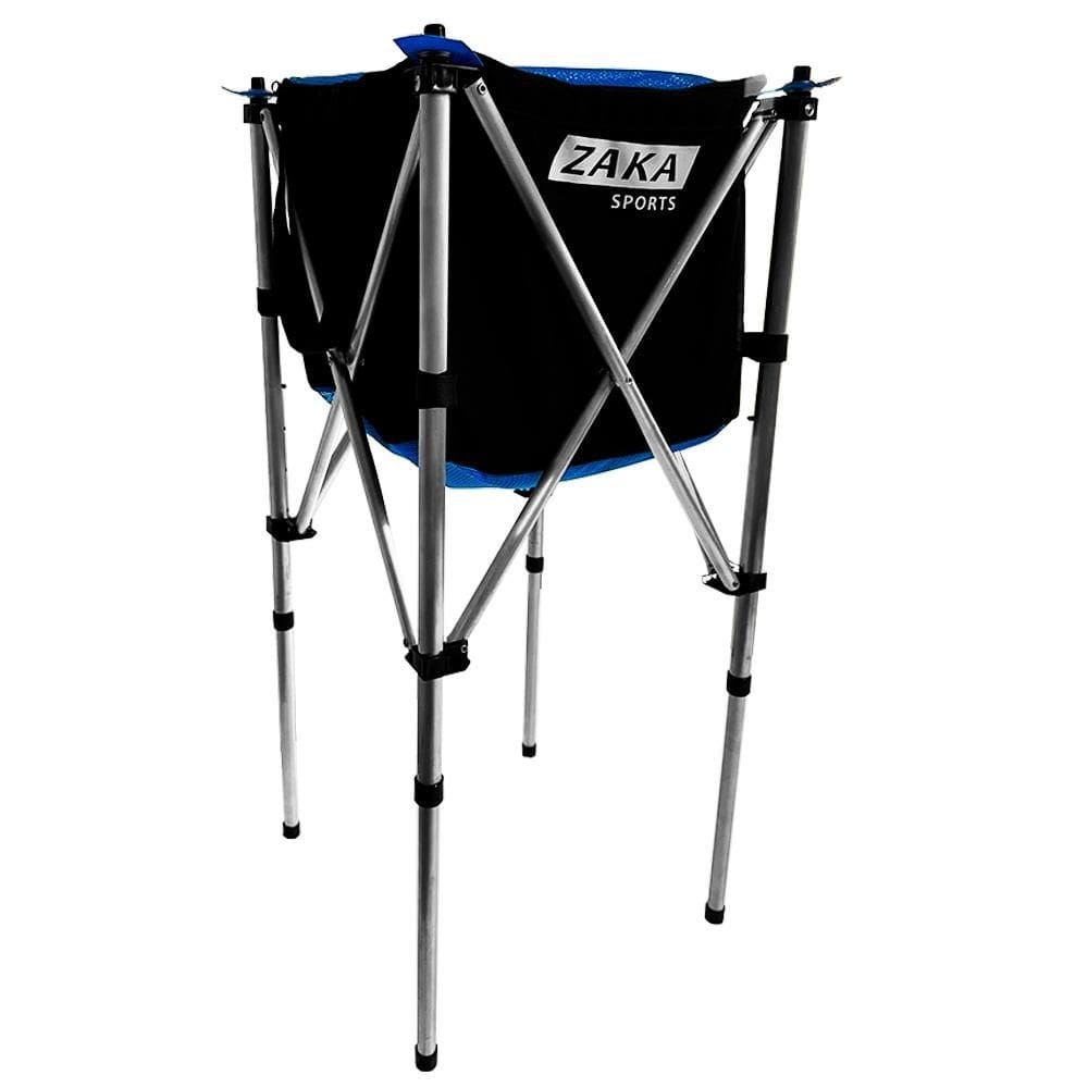 Cesto de Bolas Beach Tennis Zaka Preto + Azul