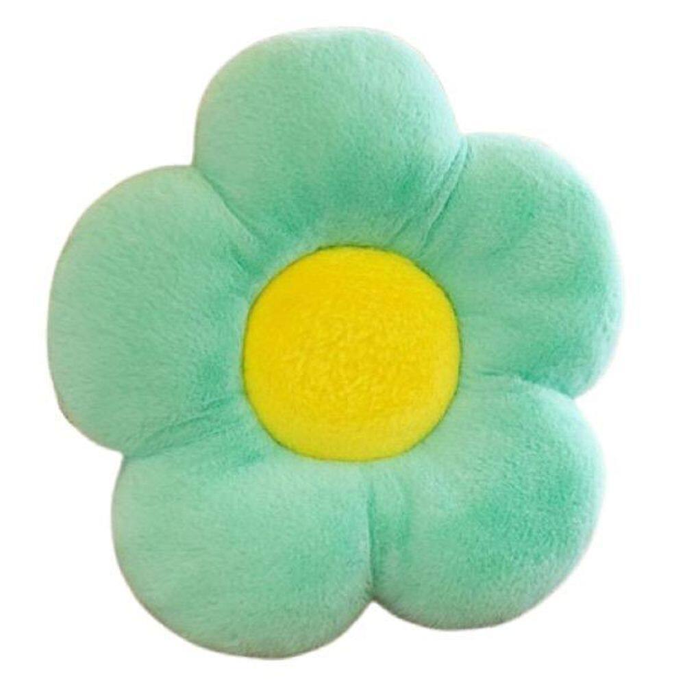 Almofadas decorativas de pelúcia flor verde pelúcia 30cm