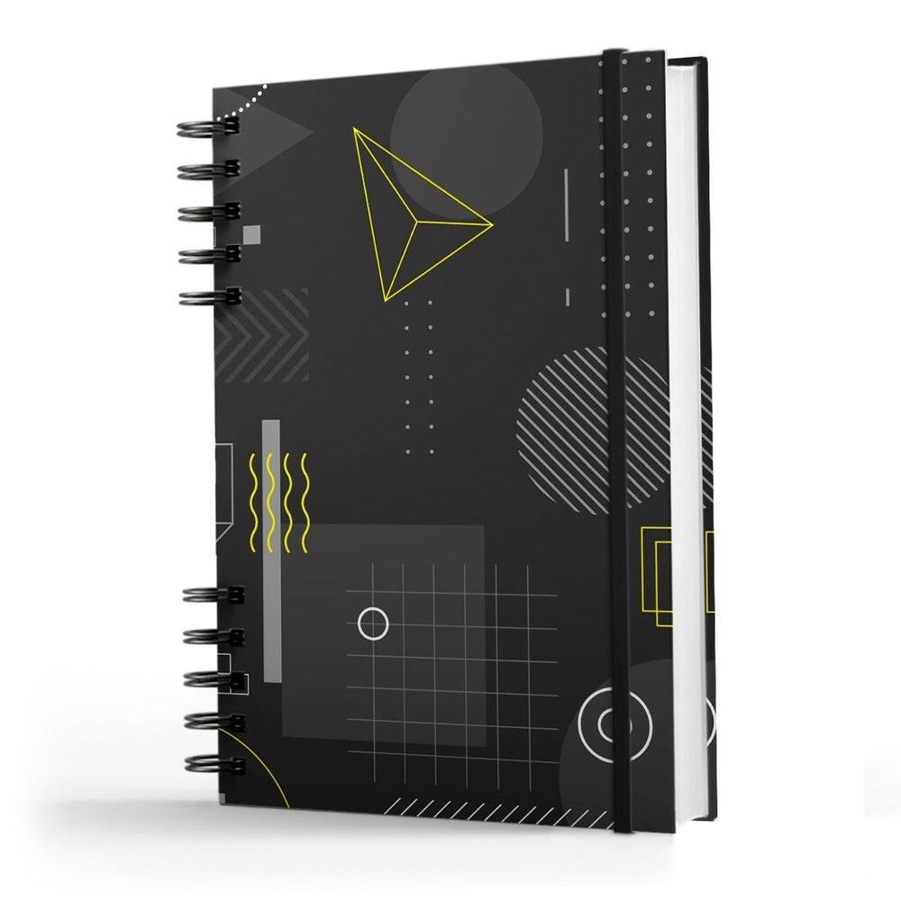 Caderno de anotações -200 pg- coleção geo - elementos