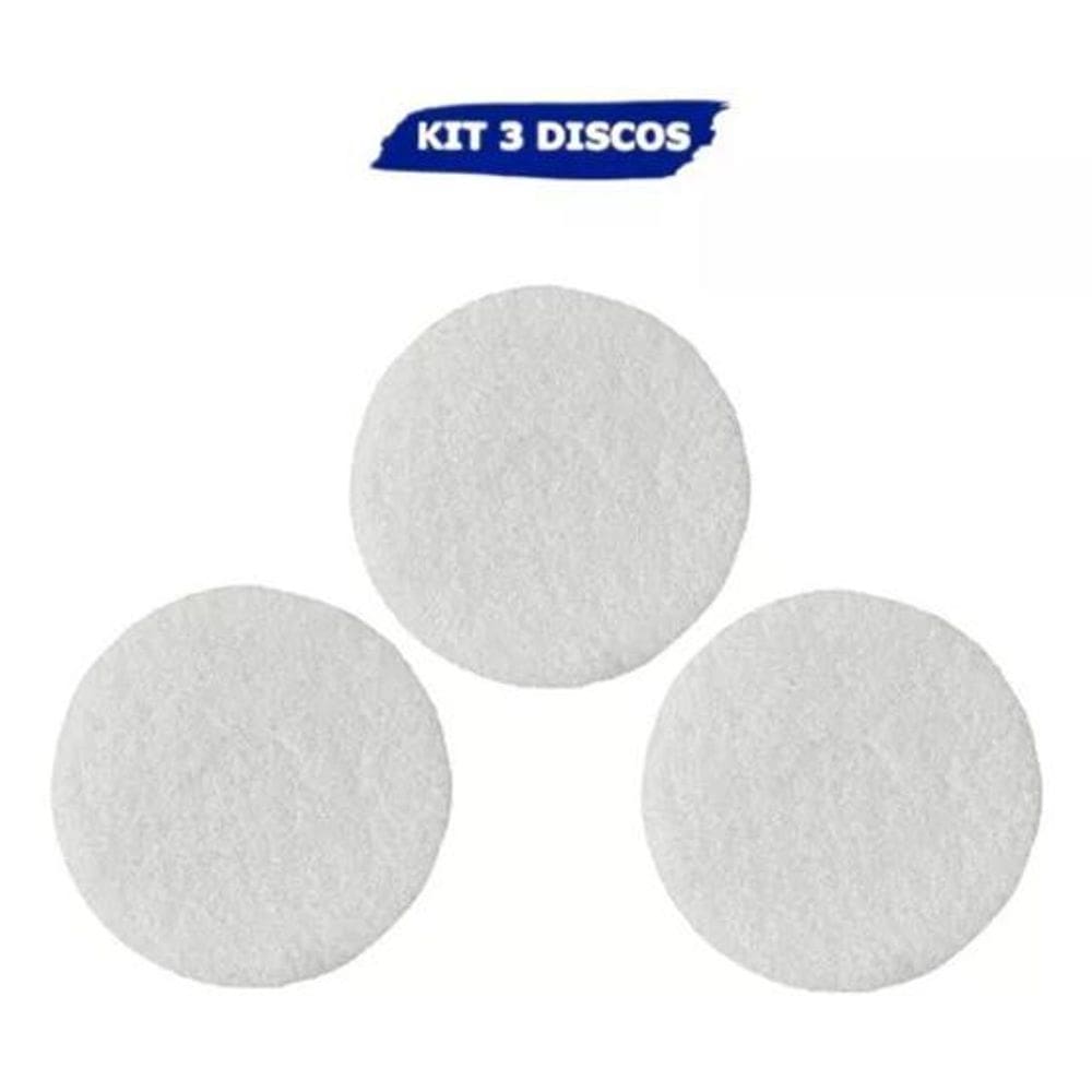 3 disco polidor branco 510mm enceradeira scotch-brite 3m