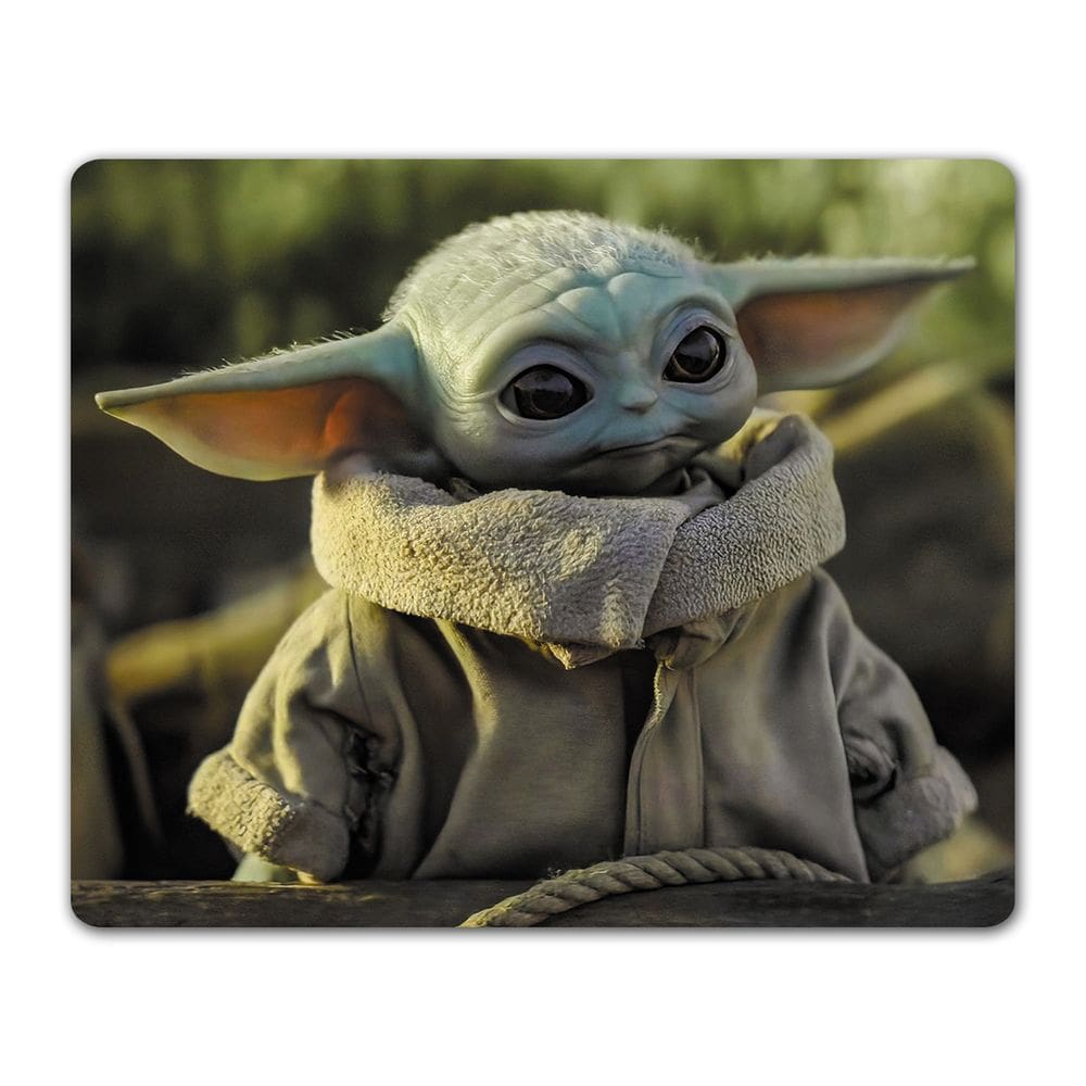 Mouse Pad Generic BABY YODA 21 cm x 17 cm x 3 mm de borracha