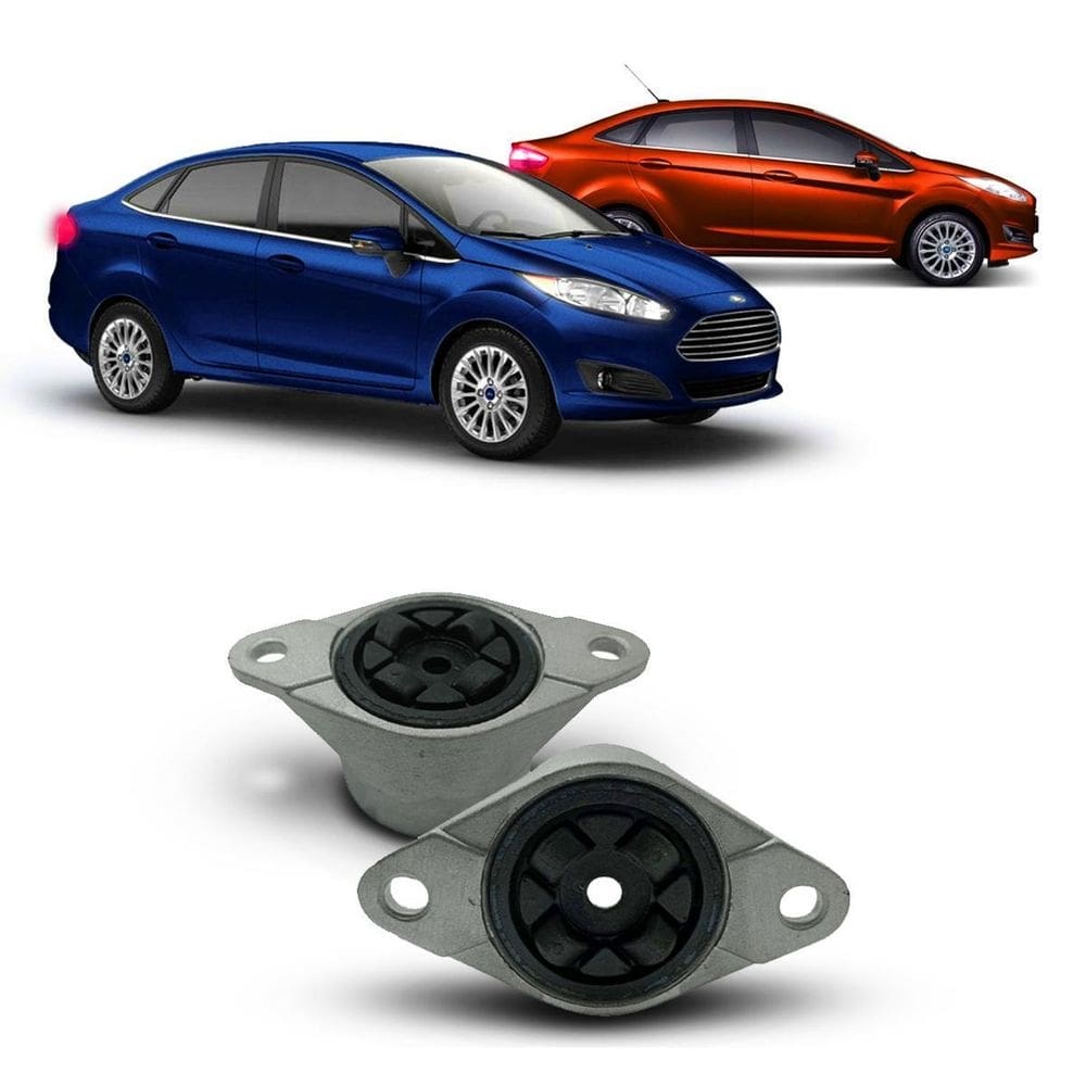Par coxim amortecedor traseiro ford fiesta 2013-2019