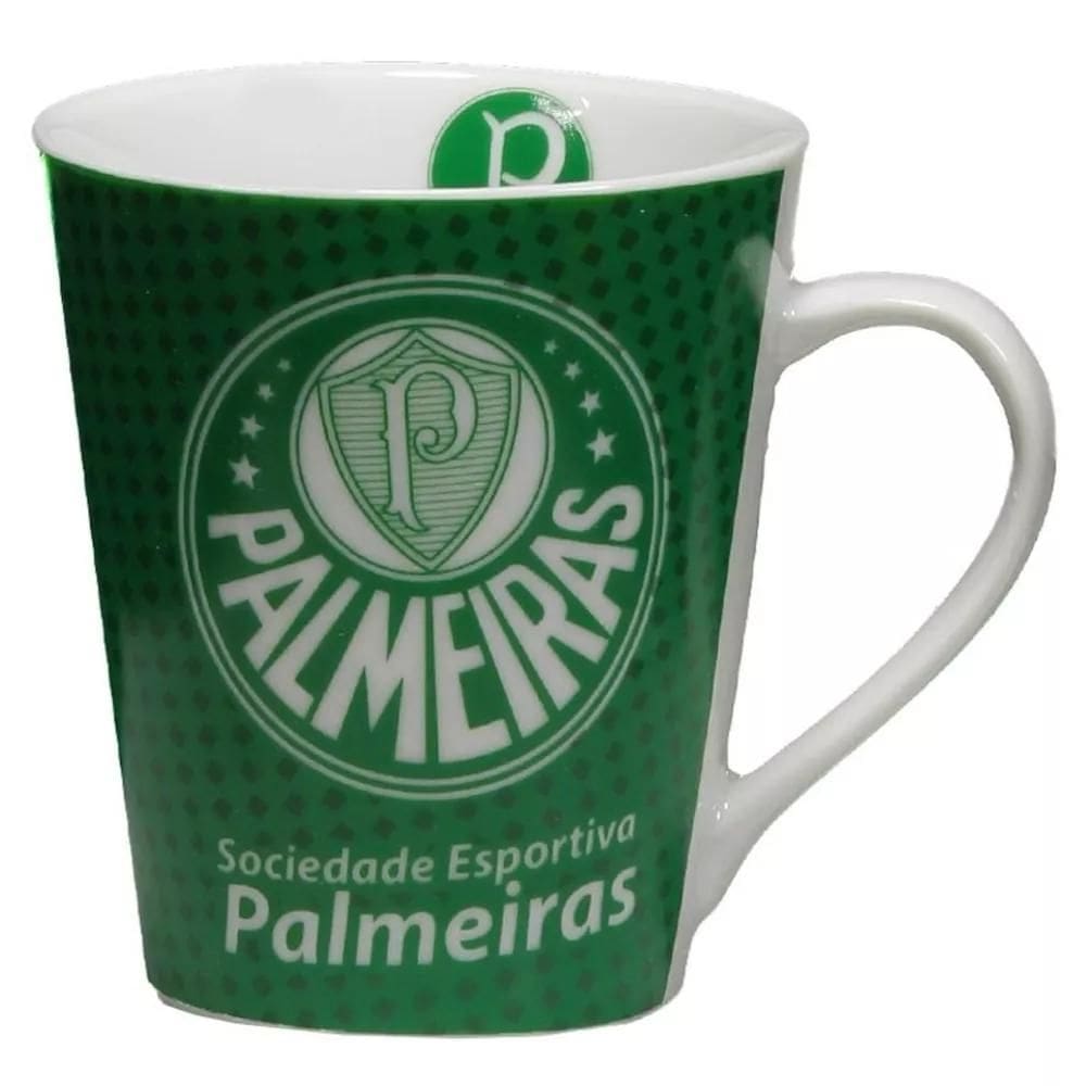 Caneca de porcelana do  verdão 300 ml
