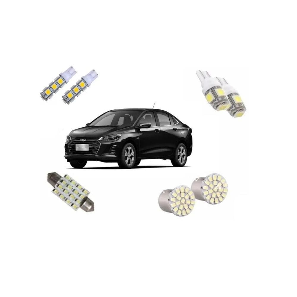 Kit lâmpadas led chevrolet onix todos os modelos