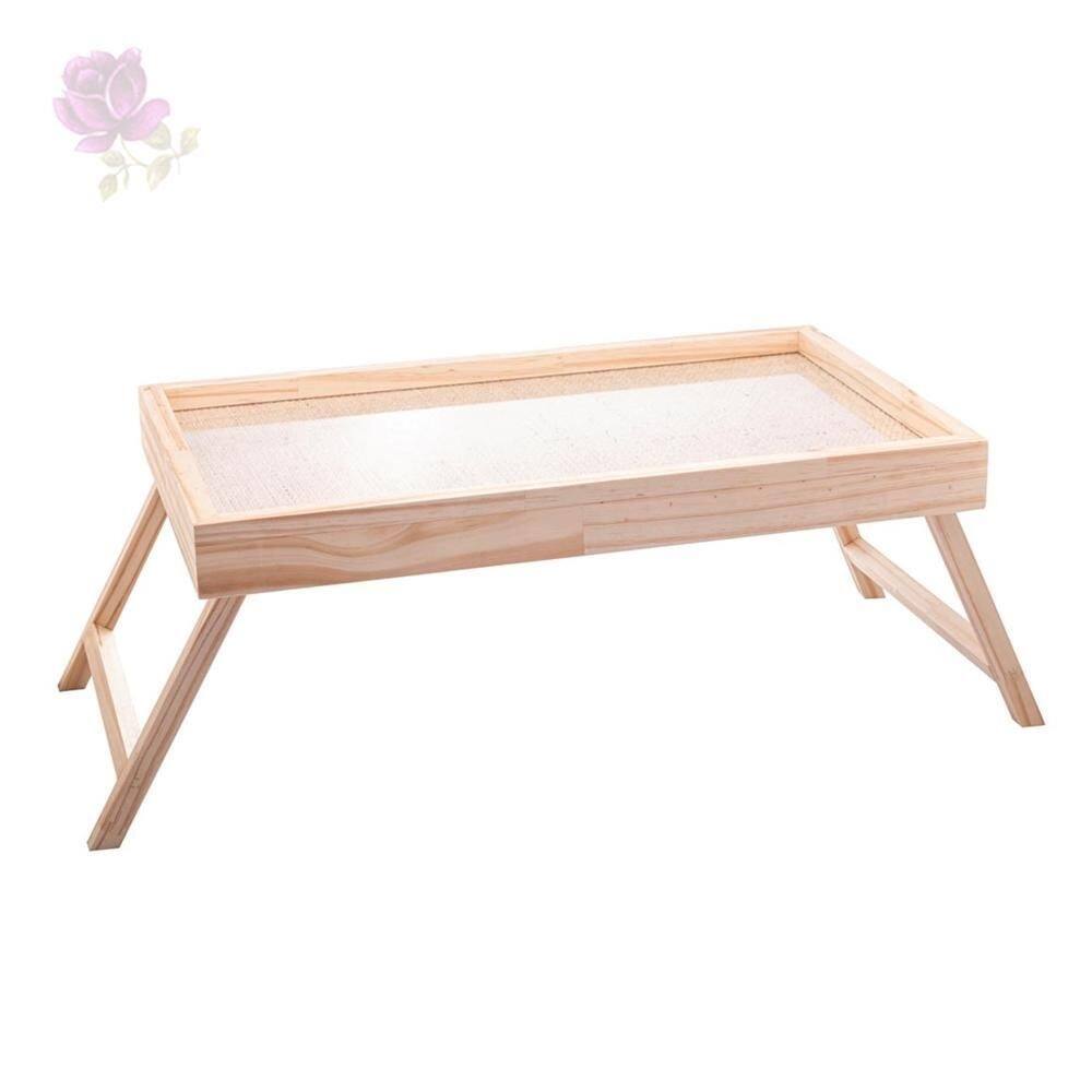 Bandeja para servir café pinus woodart madeira sisal natural