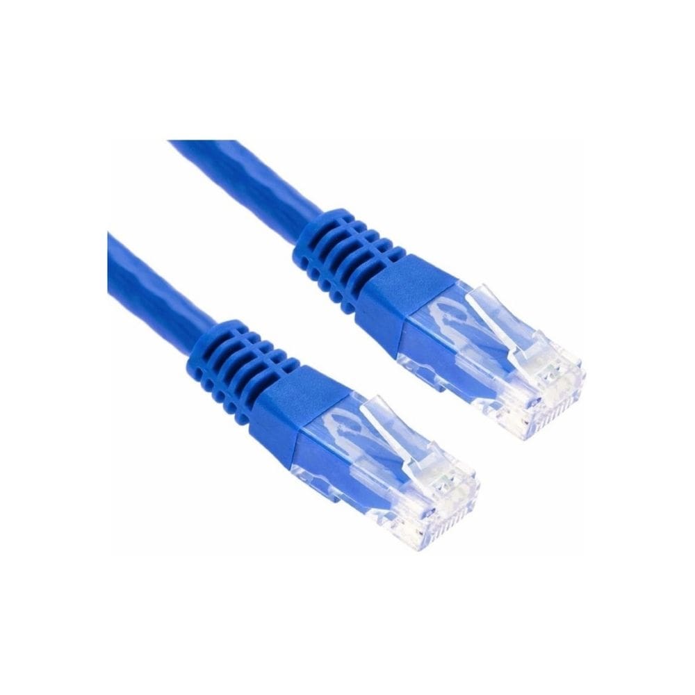 Cabo de rede UTP Cat 6 Lan 5m com luva de conector selada