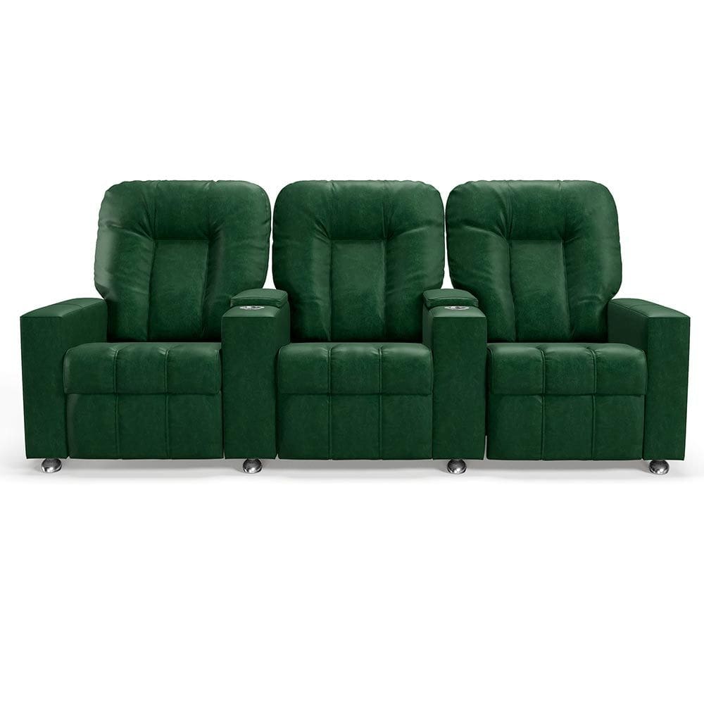 Poltrona Reclinável Para Cinema 3 Lugares Sora PU FH1 - D`Rossi