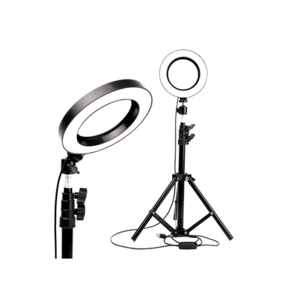 Anel de fotografia de selfie com luz de anel LED 26 cm