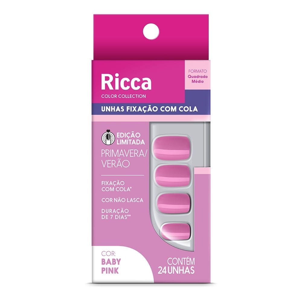 Unhas Edição Limitada Baby Pink Ricca