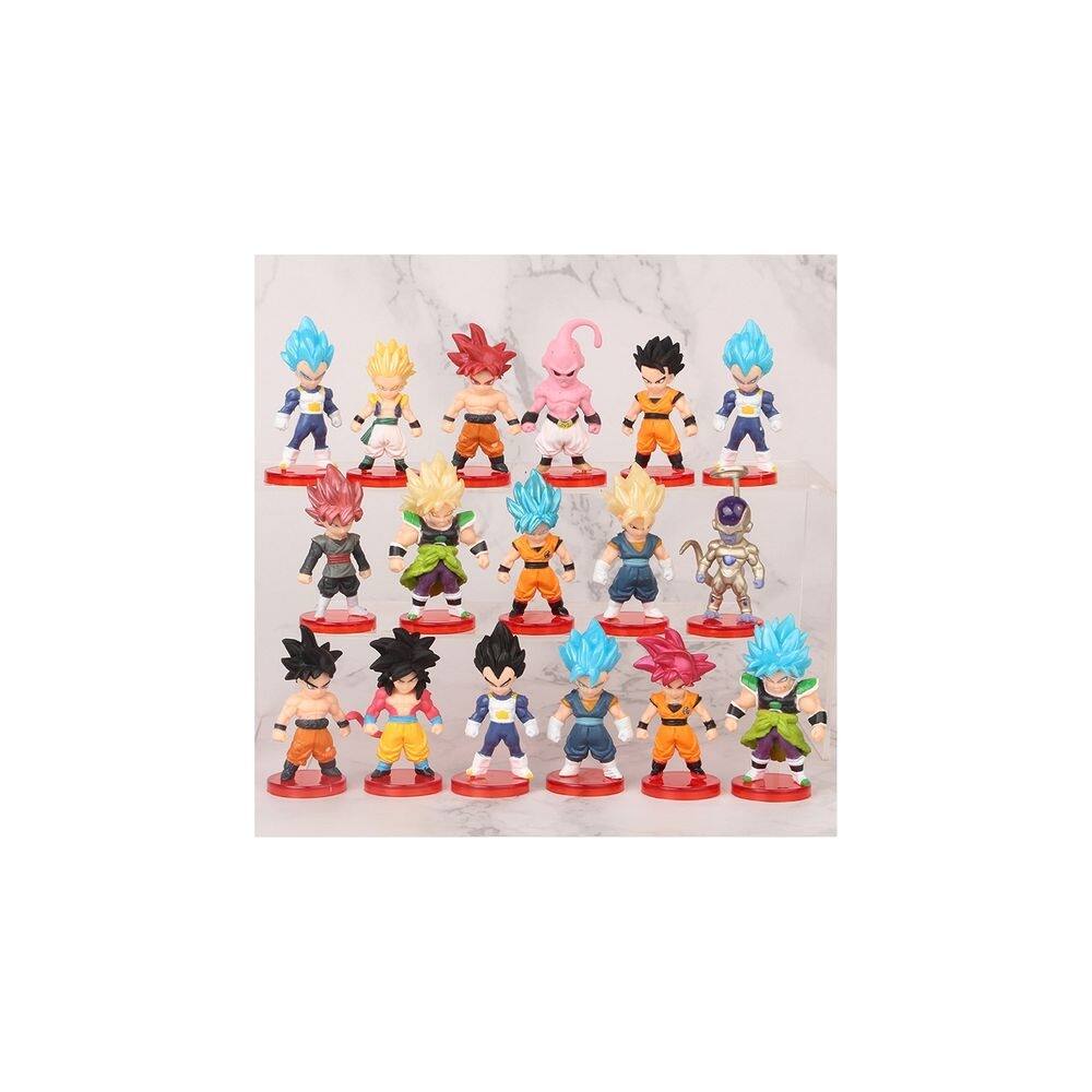 Conjunto de 16 bonecos Dragon Ball Super Figures Universe 2 de 7 cm