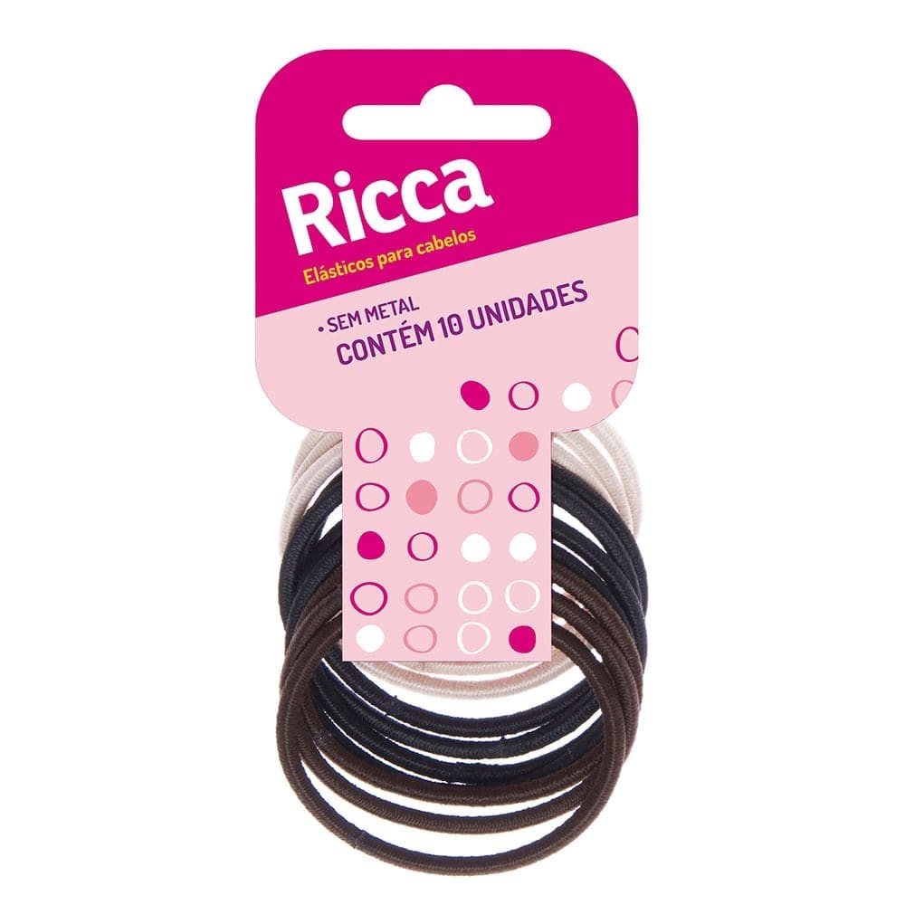 Elástico Sem Metal 3mm Ricca