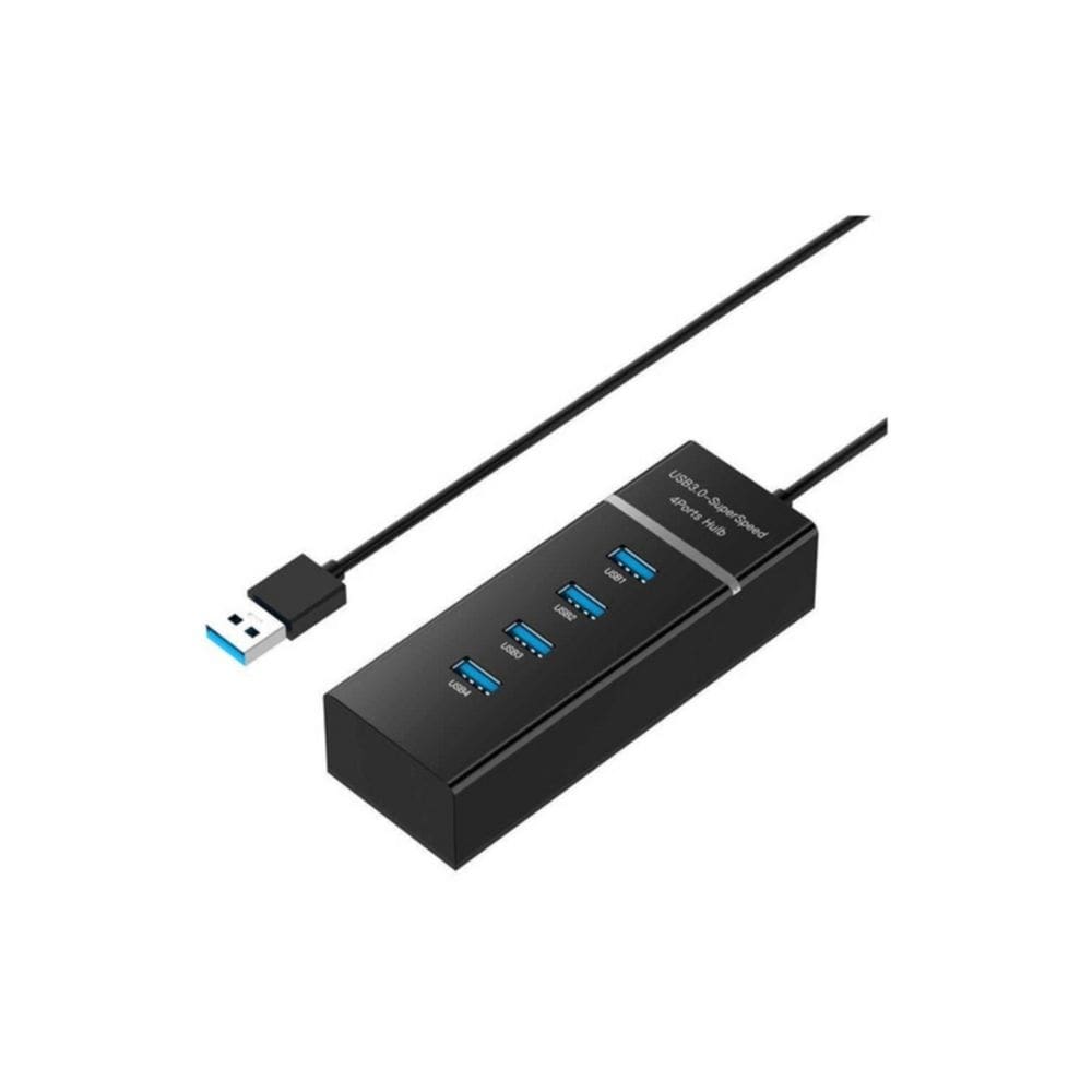 Hub USB 3.0 de 4 portas Multi USB com luz indicadora genérica