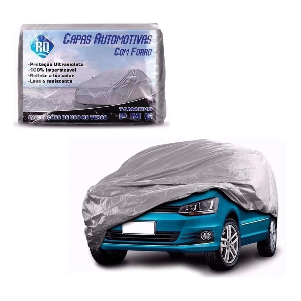 Capa carro proteção tamanho g impermeável forro central