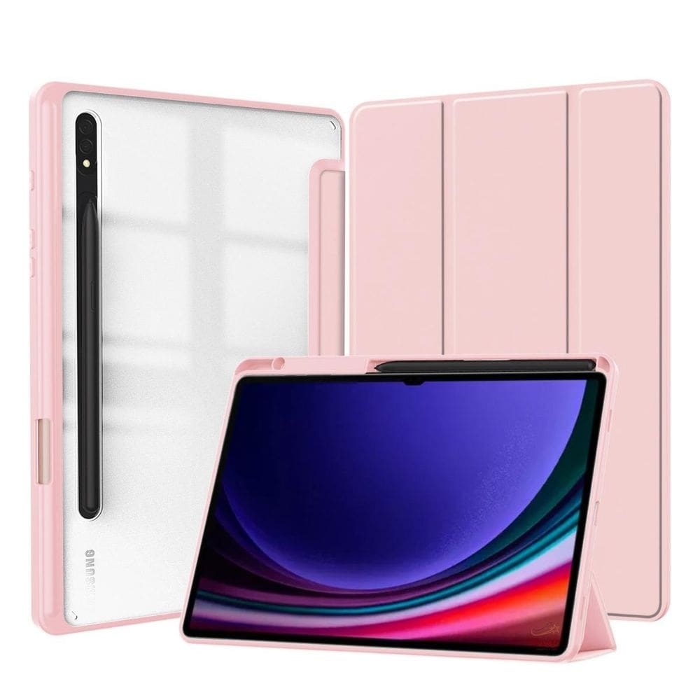 Capa acrílico slot para caneta galaxy tab s9 11 polegadas