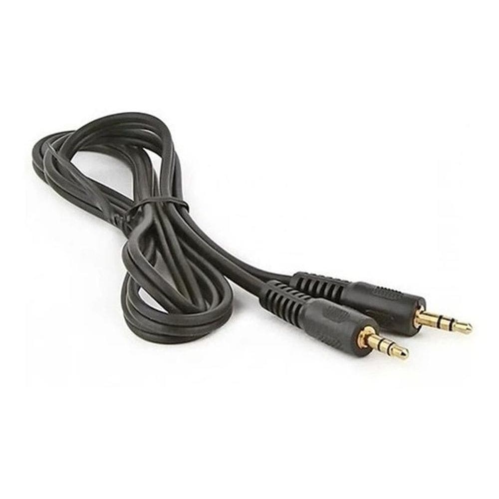 Cabo auxiliar p2 x p2 estéreo 3m alta qualidade som mp3 mp4