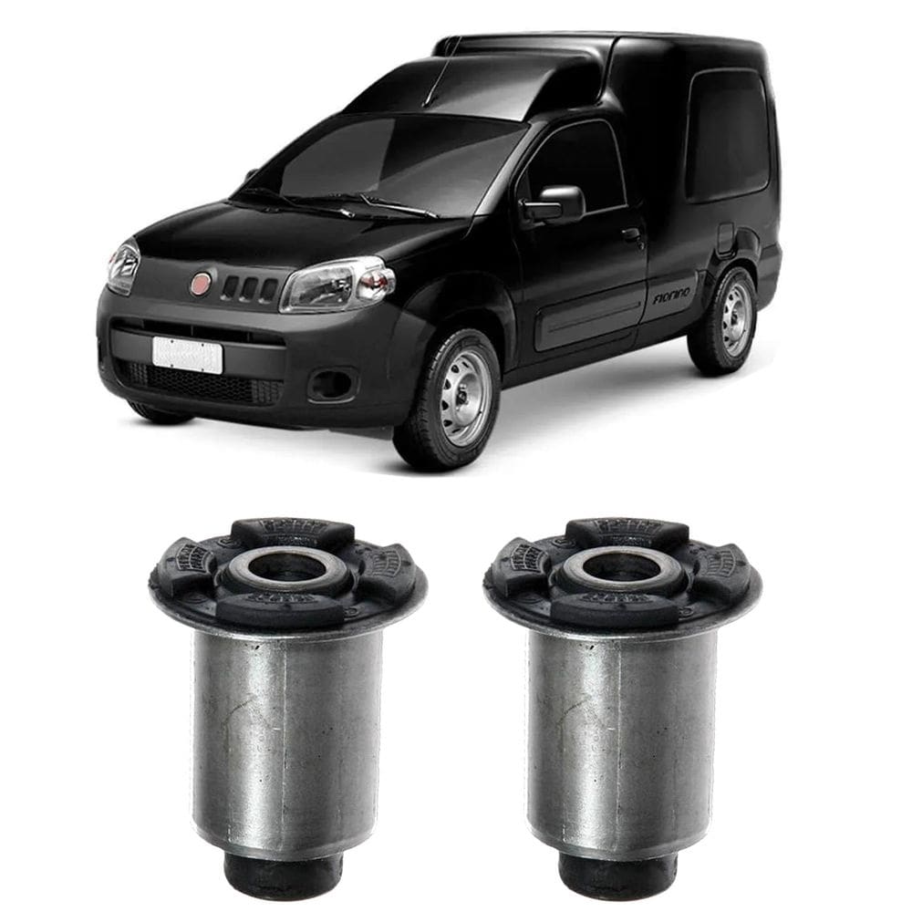 Kit 2 bucha bandeja dianteira suspensão fiorino 2017 2018
