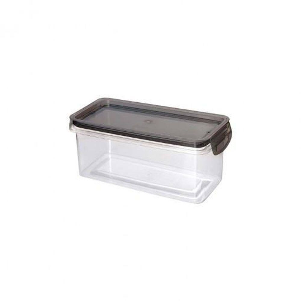 Pote para alimentos retangular com trava mais cristal 875ml